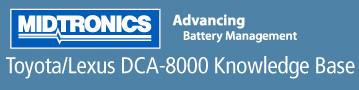 Toyota DCA-8000 Knowledge Base